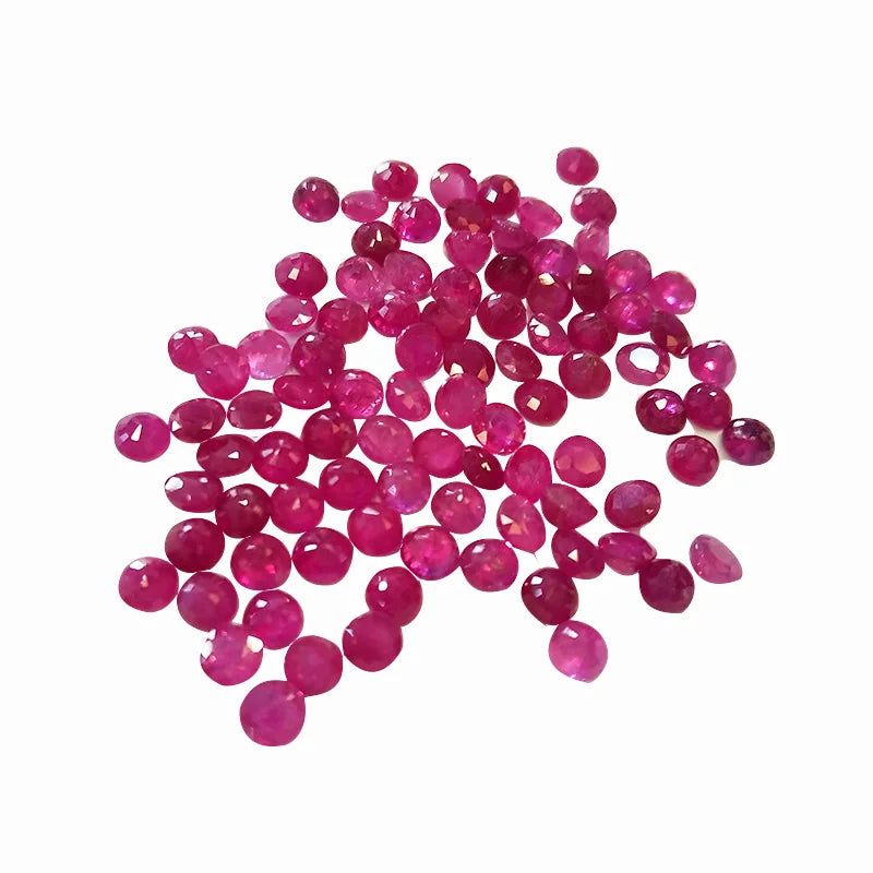 2mm Ruby Semi-precious Stones Red Pigeon Blood Red 100% Natural Ruby Gemstone Origin Africa Ruby Stone