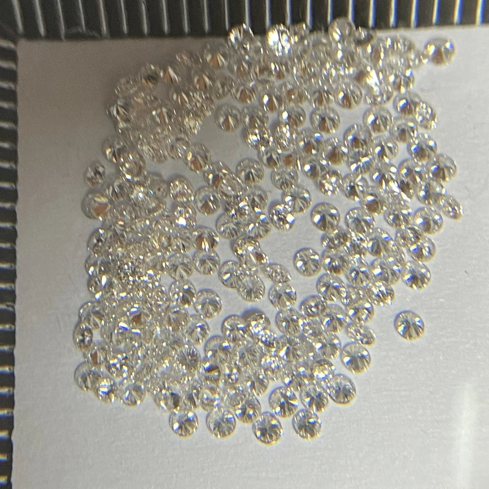 Natural diamond VS F color 343 Pcs 1.2mm 461 Pcs 1mm