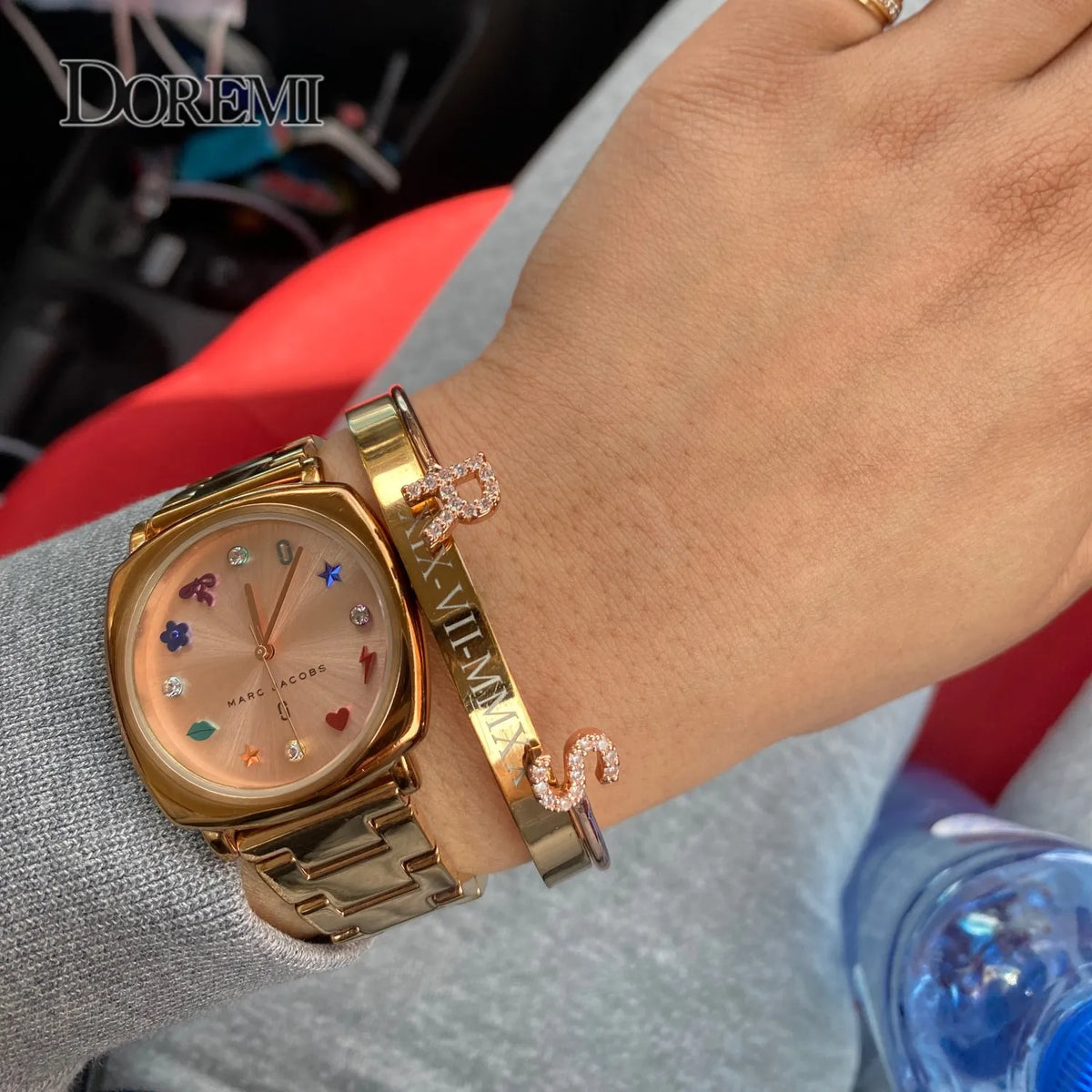 Custom Letter Bracelet Baby bangle Zirconia Pave Setting Initial bracelet Child & Adult size for  Unique Cuff Jewelry