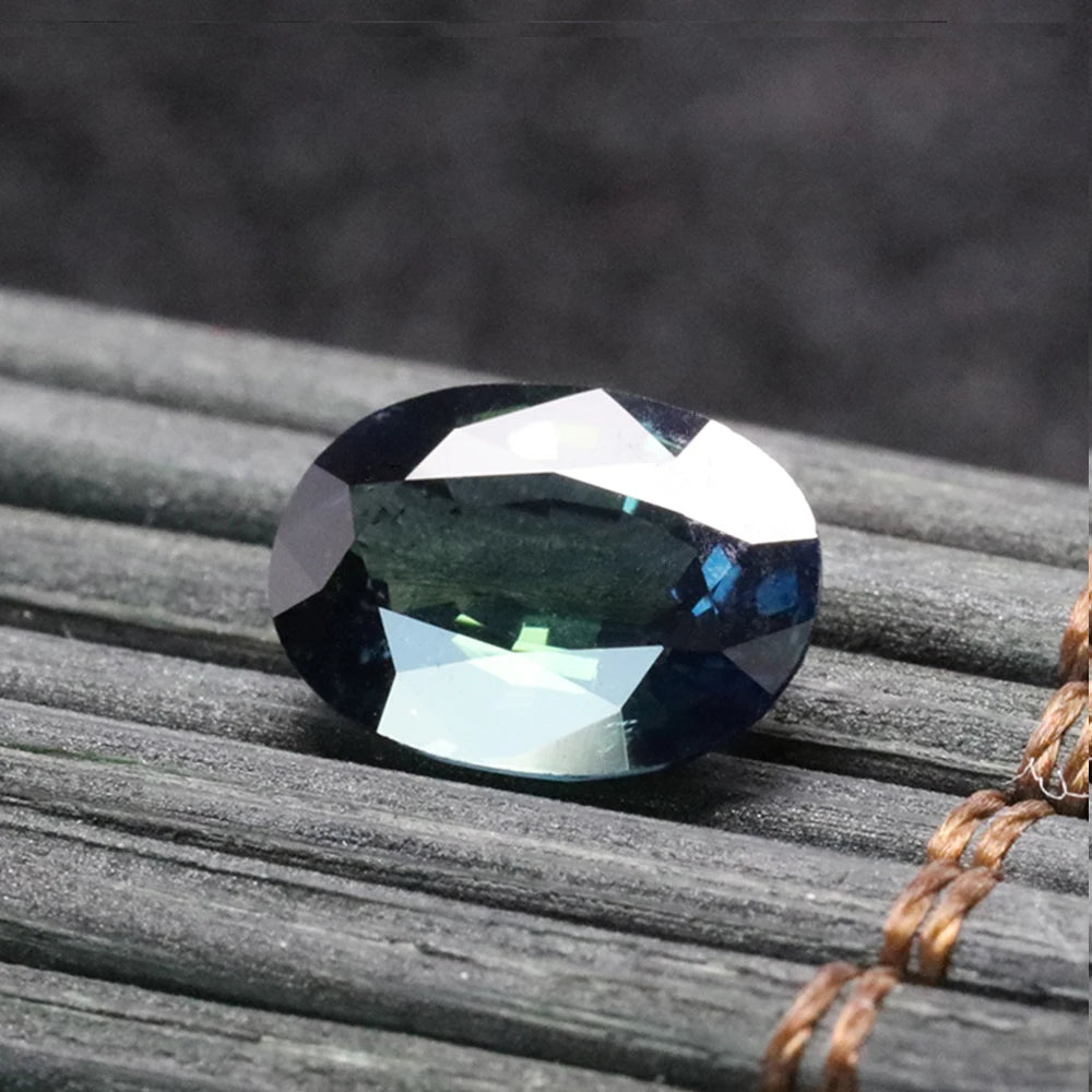 Gemstone 1.70ct Sapphire Oval 6.19X8.57X3.58mm Private Customized Ring Pendant Earring Main Stone Natural Untreated