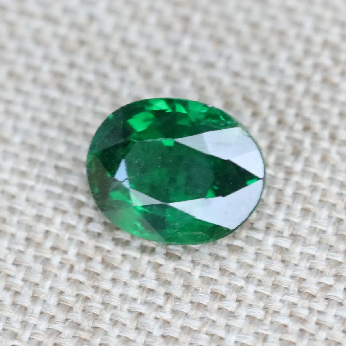Gemstone 1.60ct Tsavorite Garnet Oval 7.93X6.23X3.98mm Private Custom Ring Pendant Earring Main Stone Natural Untreated