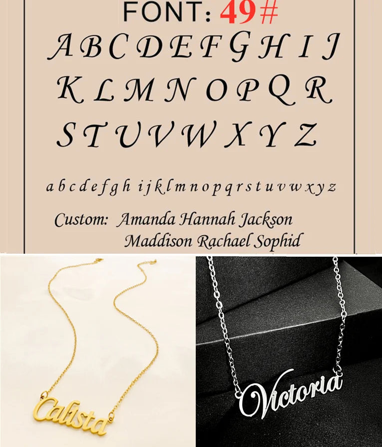 Collier avec nom personnalisé, collier ras du cou doré personnalisé en acier inoxydable pour femmes et hommes, bijoux personnalisés, cadeau pour couple