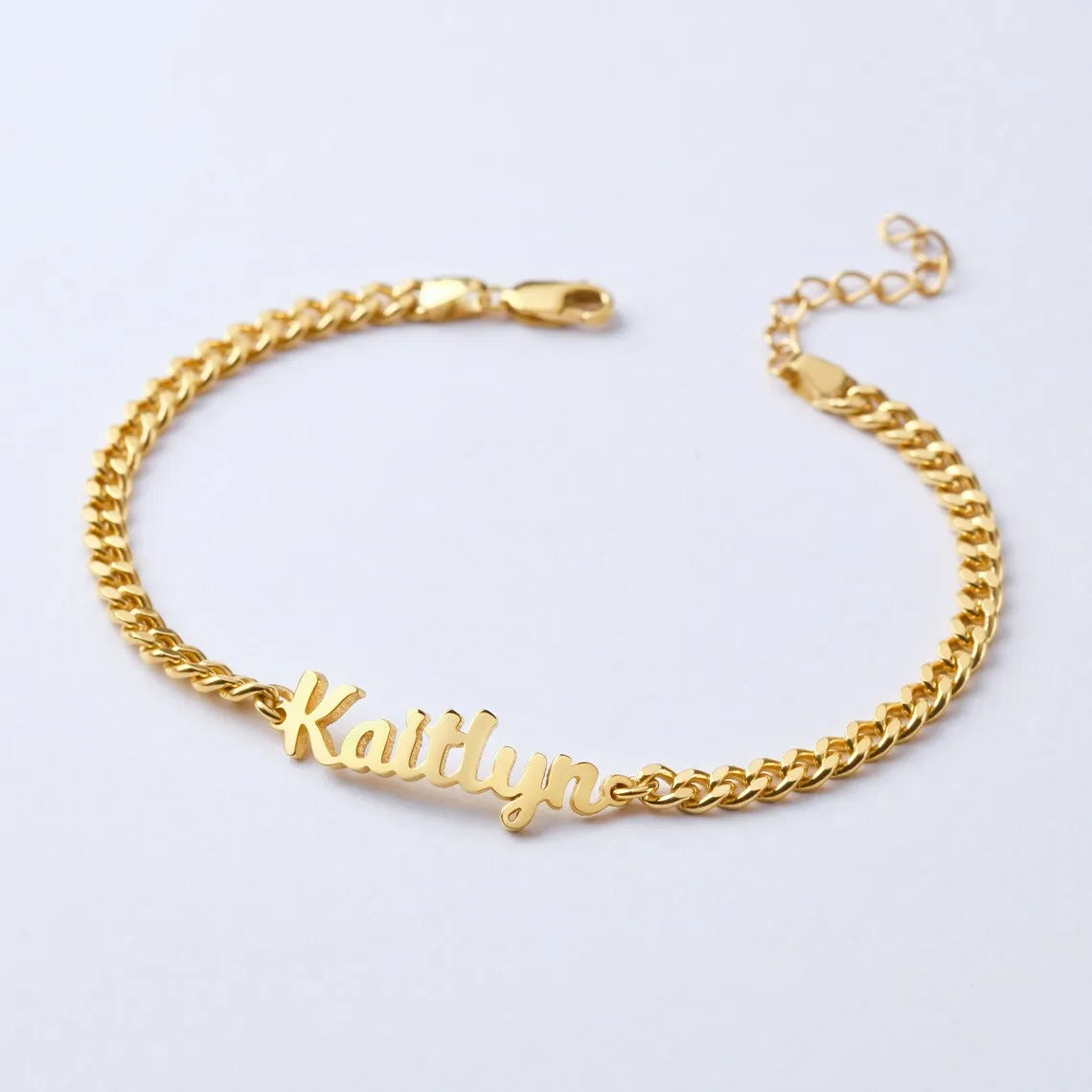 Personalize Custom Baby Name Bracelet Gold Color Stainless Steel Adjustable Bracelet New Born To Child Girls Boys Jewelry Gift