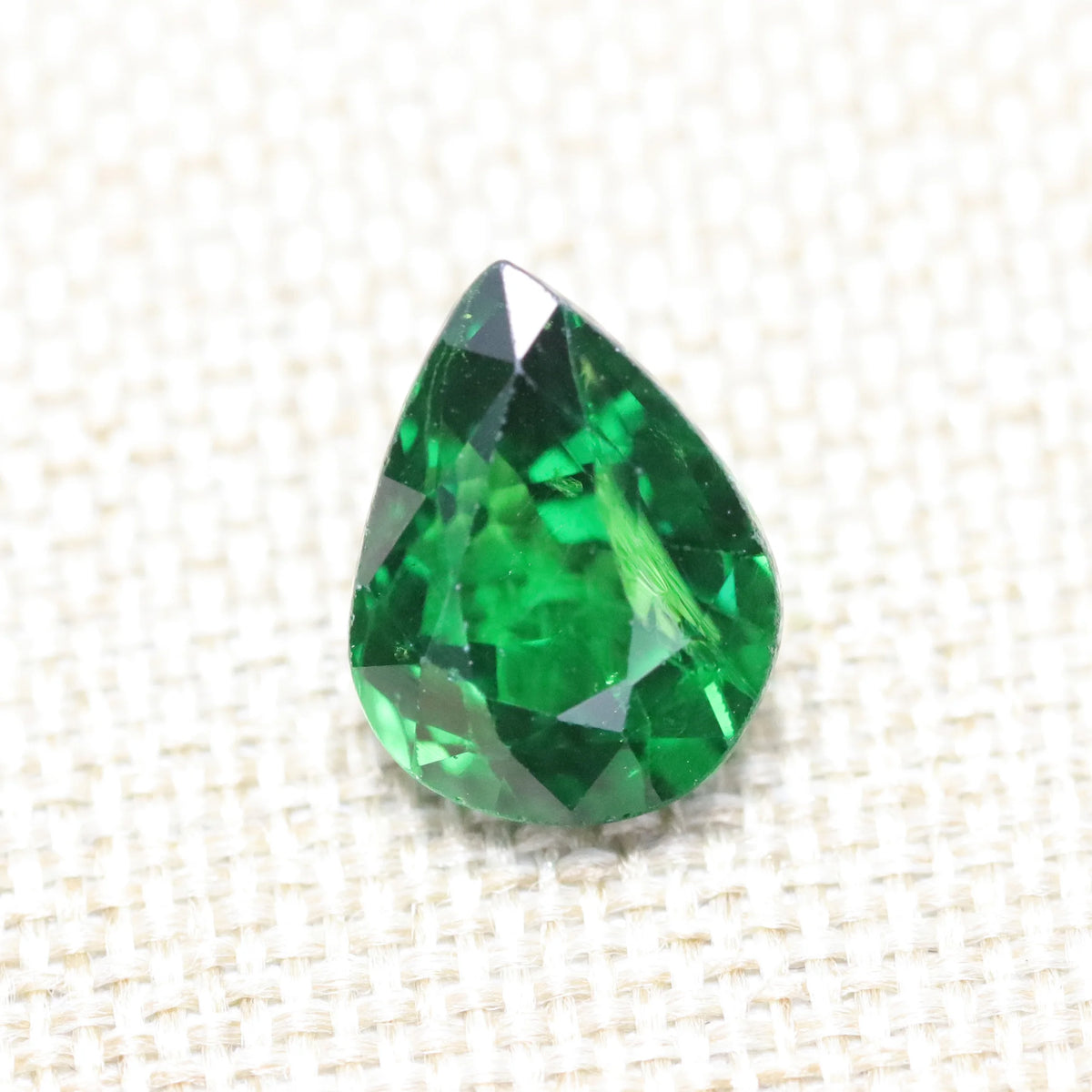 Gemstone1.6ctTsavorite Garnet Water drop shape8.46X6.48X4.16mm Private Custom Ring Pendant Earring Main Stone Natural Untreated